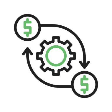 Proje Gelir Simgesi resmi. Mobil uygulama için uygun.