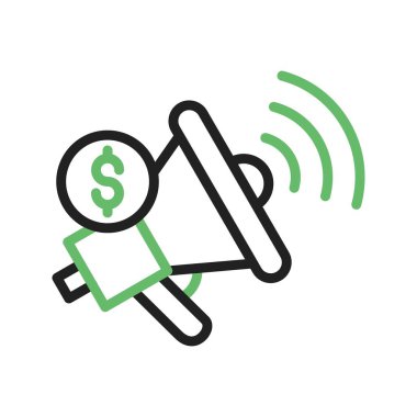 Rupor Simgesi resmi. Mobil uygulama için uygun.