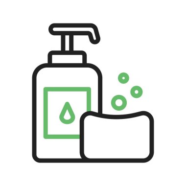 Sabun ikonu imajı. Mobil uygulama için uygun.