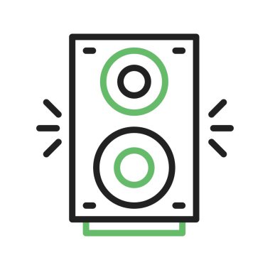 Hoparlör simgesi resmi. Mobil uygulama için uygun.