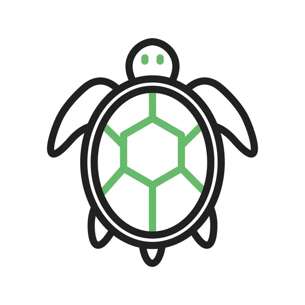 Havssköldpadda Ikonen Bild Lämplig För Mobil Applikation — Stock vektor