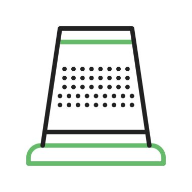 Yüksük ikonu görüntüsü. Mobil uygulama için uygun.