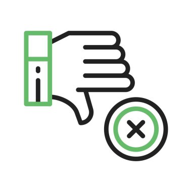 Başparmaklar Simge Aşağı resmi. Mobil uygulama için uygun.