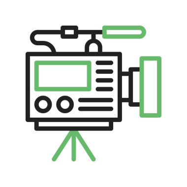 Video Kamera simgesi resmi. Mobil uygulama için uygun.