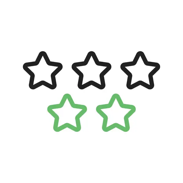 Star Review Symbolbild Für Den Mobilen Einsatz Geeignet — Stockvektor