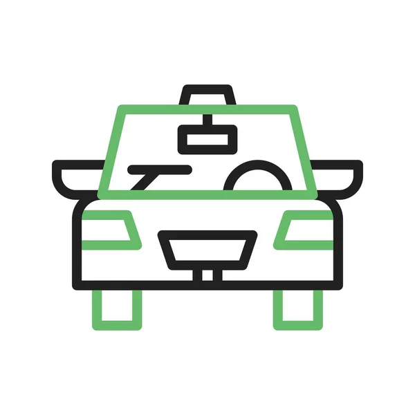 Image Icône Taxi Convient Pour Une Application Mobile — Image vectorielle