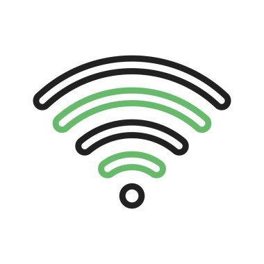 Wifi simgesi resmi. Mobil uygulama için uygun.