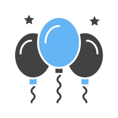 Balon Simgesi görüntüsü. Mobil uygulama için uygun.