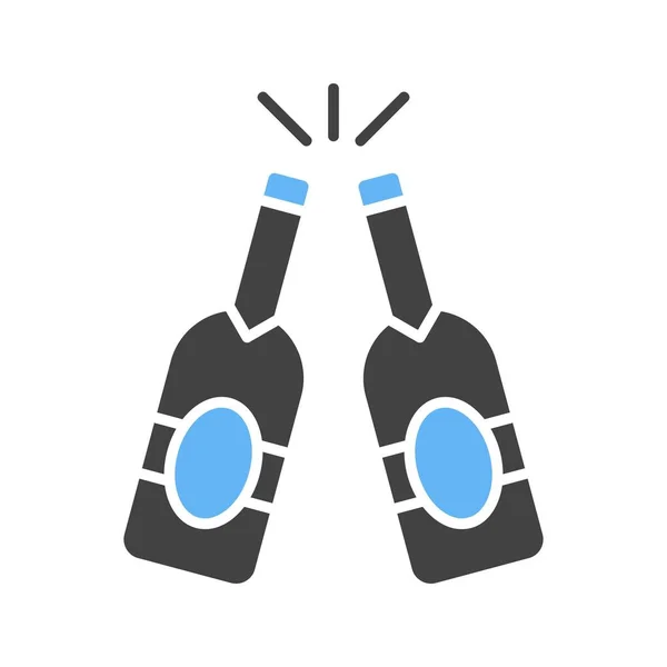 Obraz Ikony Butelki Piwa Nadaje Się Aplikacji Mobilnej — Wektor stockowy