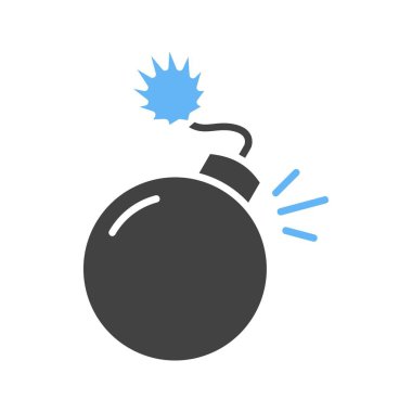 Bomba Simgesi resmi. Mobil uygulama için uygun.