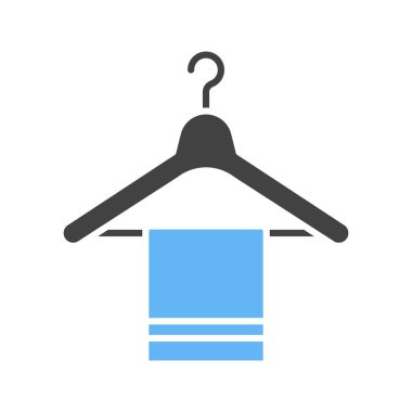 Kumaş Askısı Simgesi resmi. Mobil uygulama için uygun.