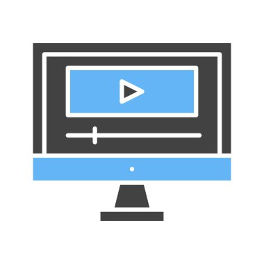 İçerik Üretim Simgesi resmi. Mobil uygulama için uygun.