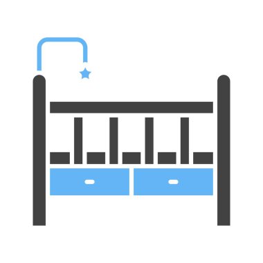 Beşik Simgesi görüntüsü. Mobil uygulama için uygun.