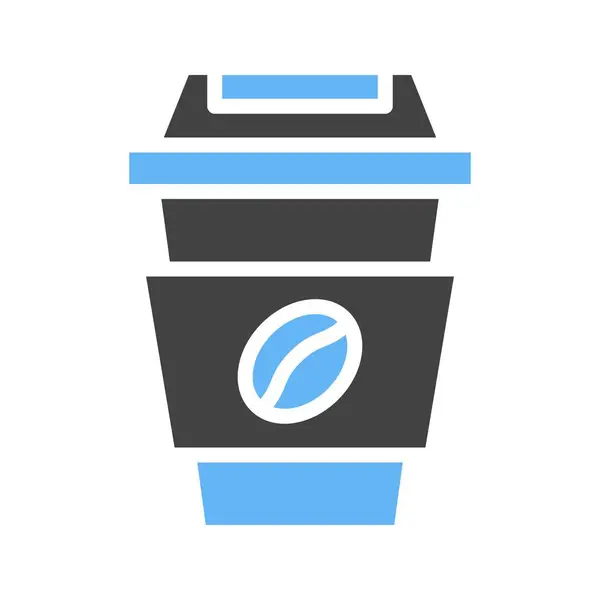 Kaffe Cup Ikon Billede Egnet Til Mobil Applikation – Stock-vektor