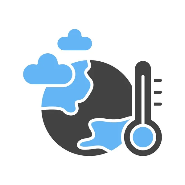 Climate Action Icon Image 适用于移动应用 图库插图