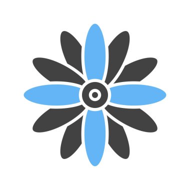 Daisy Simgesi görüntüsü. Mobil uygulama için uygun.