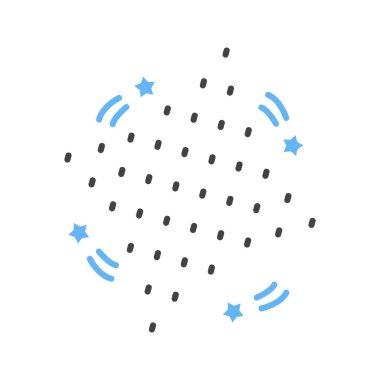 Noktalar Simgesi resmi. Mobil uygulama için uygun.