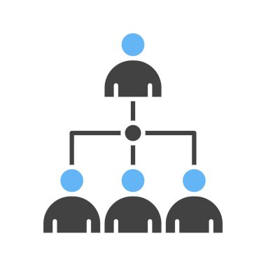 Personel Yönetimi Simgesi görüntüsü. Mobil uygulama için uygun.