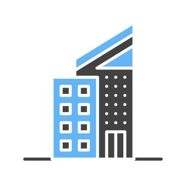 Moda başkenti simgesi. Mobil uygulama için uygun.