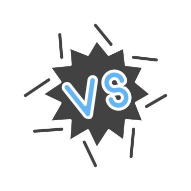 Simge imajıyla savaş. Mobil uygulama için uygun.