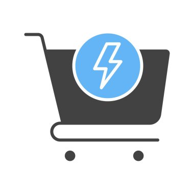 Flash Satış Simgesi görüntüsü. Mobil uygulama için uygun.