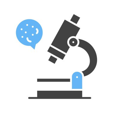 Mikroskop Simgesi resmi. Mobil uygulama için uygun.