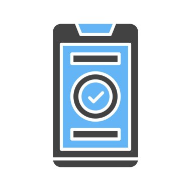 Mobil Kontrol Simgesi resmi. Mobil uygulama için uygun.