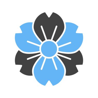 Nasturtium Simgesi görüntüsü. Mobil uygulama için uygun.