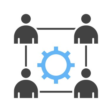 Dış kaynak Yönetimi Simgesi resmi. Mobil uygulama için uygun.