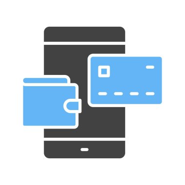 Ödeme Yöntemi Simgesi resmi. Mobil uygulama için uygun.