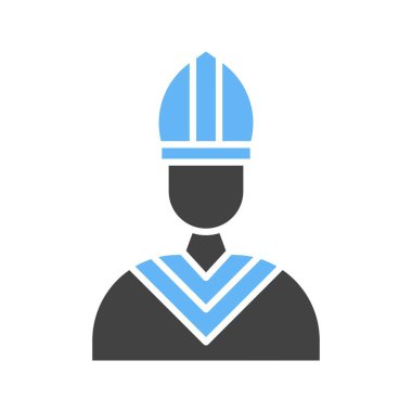 Papa Simgesi imajı. Mobil uygulama için uygun.