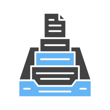 Gelen Kutusu Simgesi Projesi. Mobil uygulama için uygun.