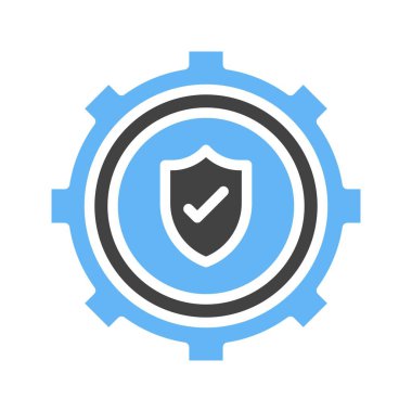 Güvenlik Ayarları simgesi resmi. Mobil uygulama için uygun.