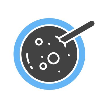 Çorba ikonu görüntüsü. Mobil uygulama için uygun.