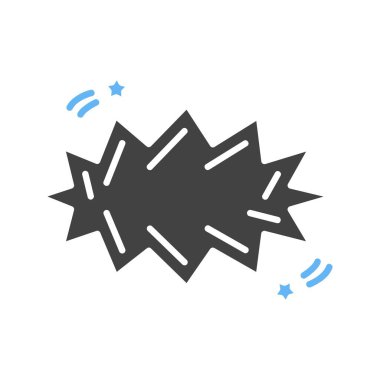 Kabarcık simgesi resmini fırlat. Mobil uygulama için uygun.