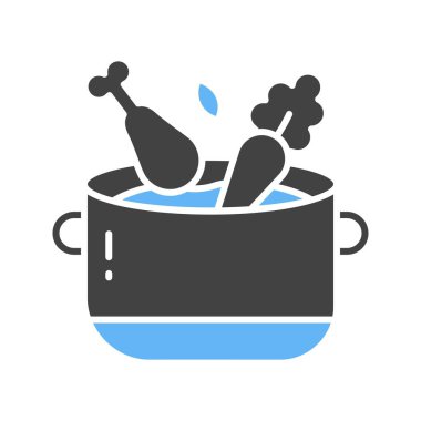 Yahni ikonu görüntüsü. Mobil uygulama için uygun.