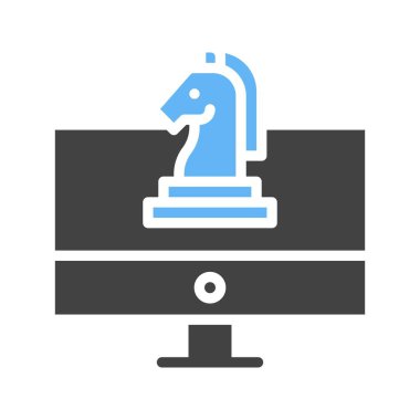 Truva ikonu görüntüsü. Mobil uygulama için uygun.