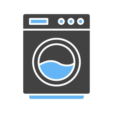 Çamaşır Makinesi simgesi resmi. Mobil uygulama için uygun.