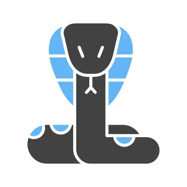 Imagen Del Icono Serpiente Adecuado Para Aplicaciones Móviles — Vector de stock