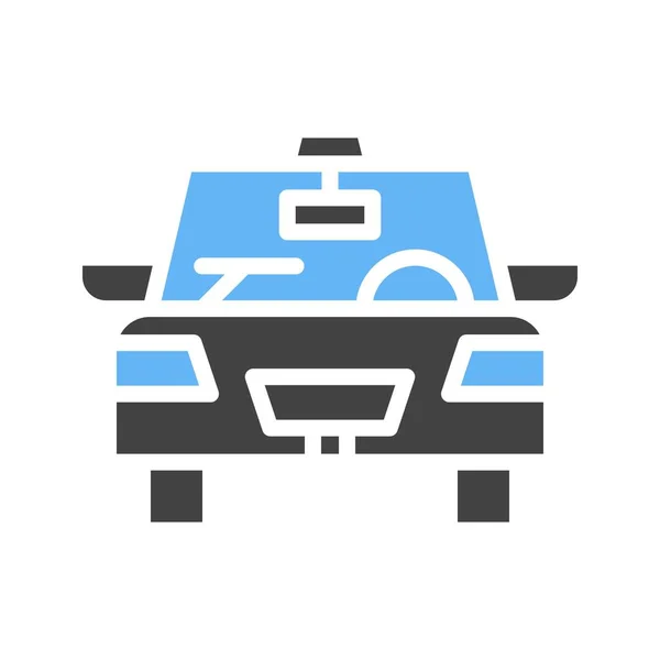 Taxi Symbolbild Für Den Mobilen Einsatz Geeignet — Stockvektor