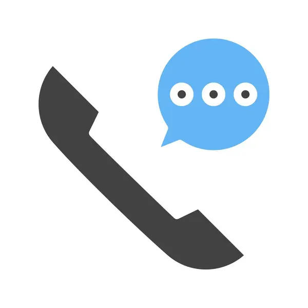 Obrázek Ikony Telepone Vhodné Pro Mobilní Aplikace — Stockový vektor