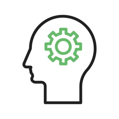 Bilişsel ikon vektör görüntüsü. Mobil uygulama web uygulaması ve yazdırma ortamı için uygundur.