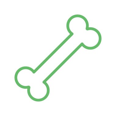 Kemik ikonu vektör görüntüsü. Mobil uygulama web uygulaması ve yazdırma ortamı için uygundur.