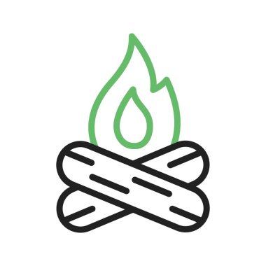 Şenlik ateşi ikon vektör görüntüsü. Mobil uygulama web uygulaması ve yazdırma ortamı için uygundur.