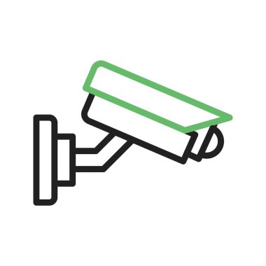 CCTV ikon vektör görüntüsü. Mobil uygulama web uygulaması ve yazdırma ortamı için uygundur.