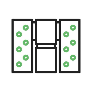 Giysi Dizini simgesi vektör görüntüsü. Mobil uygulama web uygulaması ve yazdırma ortamı için uygundur.