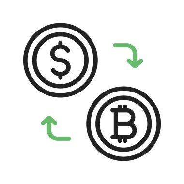 Para birimi simgesi vektör resmi. Mobil uygulama web uygulaması ve yazdırma ortamı için uygundur.