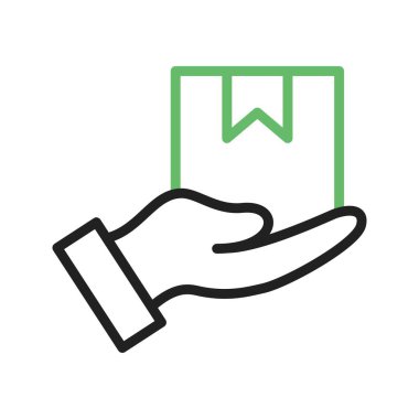 Kurye ikonu vektör görüntüsünü teslim et. Mobil uygulama web uygulaması ve yazdırma ortamı için uygundur.