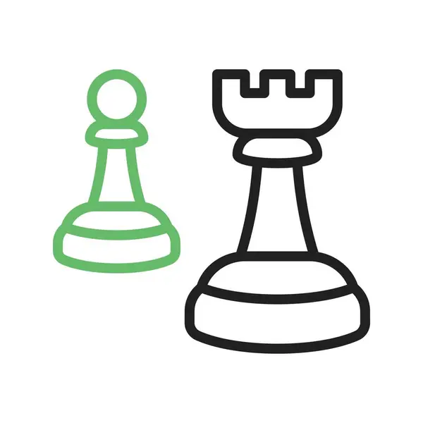 Schachsymbolvektorbild Geeignet Für Mobile Applikationen Und Printmedien — Stockvektor