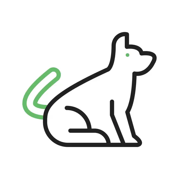 Dog Ikon Vektor Bild Lämplig För Mobil Applikation Webbapplikation Och — Stock vektor